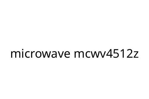 microwave mcwv4512z