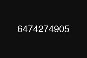 6474274905