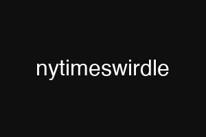 nytimeswirdle