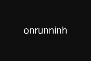 onrunninh