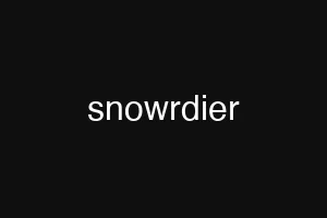 snowrdier
